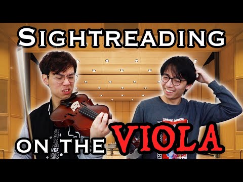 ヴィオラの小品をヴィオラで読む (Sightreading Viola Pieces on the Viola)