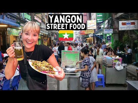 Ultimate Street Food Tour in YANGON, MYANMAR 🇲🇲 (best Burmese food)