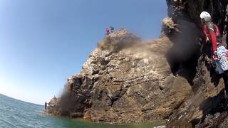 preview picture of video 'GoPro Hero 2 Coasteering in Wales'
