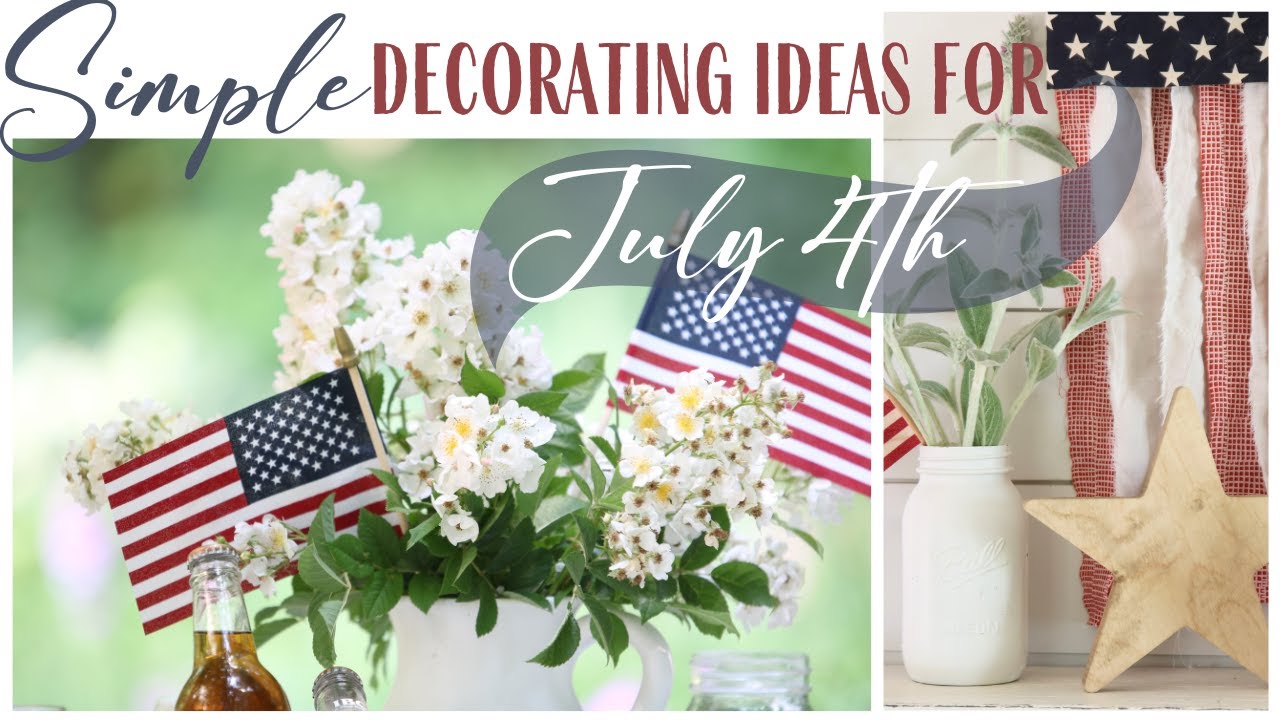 How to Create a Rustic July 4th Mantel and Tablescape Display