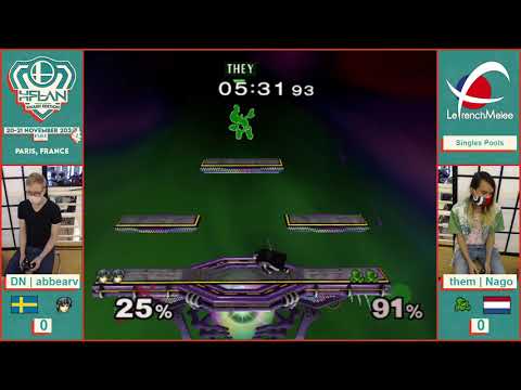 HFLAN Melee Edition 2020+1 - DN | abbearv (Marth) vs. they/them | Nago (Mr G&W) - Singles Pools