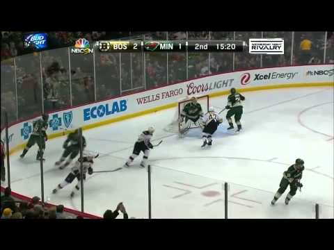 Wonderful pad save by Backstrom @ Bruins