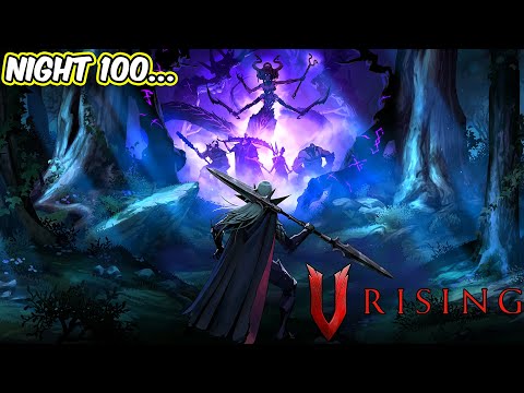 I Had 100 Nights To Defeat Dracula In V-RISING On BRUTAL...