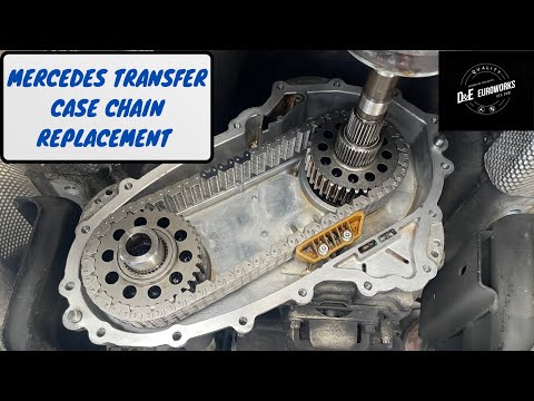 Transfer Case Chain Replacement X164 GL450 Mercedes-Benz Loud Knocking Noise Skipping. GL550. ML350.