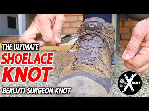 The ULTIMATE SHOELACE KNOT // Berluti Surgeon Knot