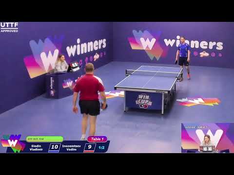 WINners CUP table 1 24.01 Siedin Vladimir - Inozemtsev Vadim  16:30