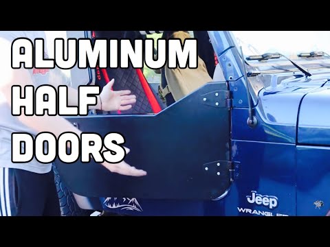 Unboxing and Installing ALUMINUM HALF DOORS for my Jeep Wrangler TJ!