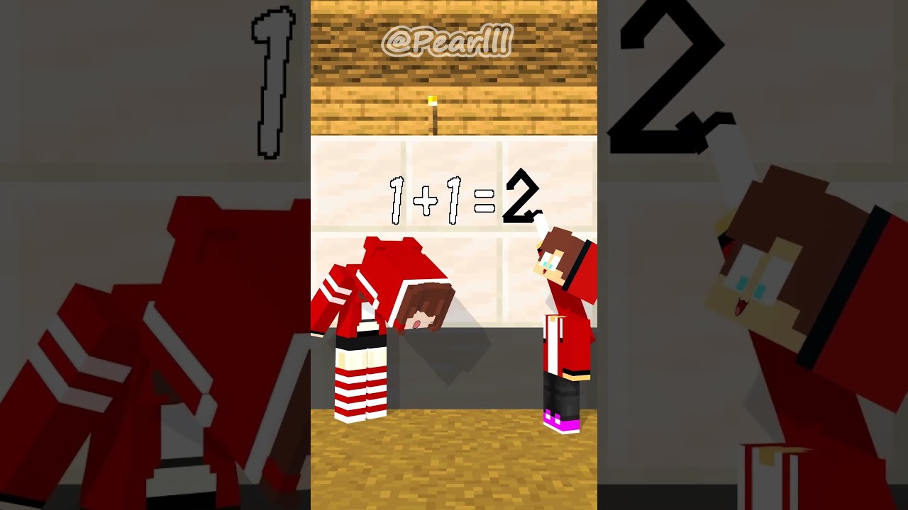 JJ Draw Study 🤣- MAIZEN Minecraft Animation #shorts