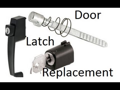 How to Replace Screen Door Push Button Latch With Lock