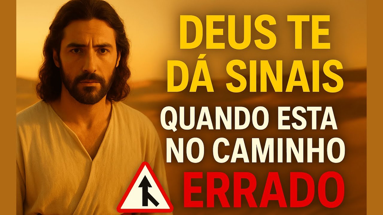Sinais de que Deus está te avisando: Você está no caminho errado e nem percebe