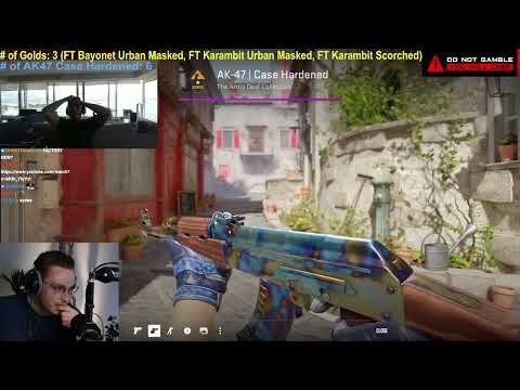 OhnePixel REACTS to Trainwreck UNBOXING the HOLY GRAIL AK-47 555 Case Hardened! 🤯💎