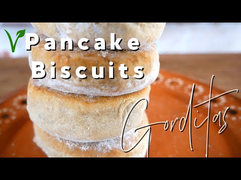 Pancake Biscuits! Gorditas de Coco! Mexican Street Food Made Vegan!
