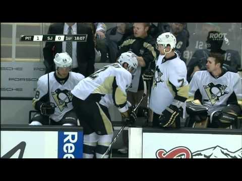 Andrew Desjardins hits Matt Niskanen [HD]