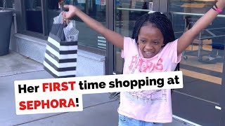 Her FIRST time Shopping at SEPHORA!