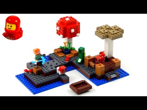 Vidéo LEGO Minecraft 21129 : Le biome champignon