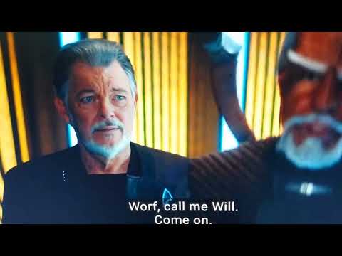 Star Trek: Picard S3E6 Worf: "I now prefer pacifism to actual combat." Riker: "We're all gonna die."