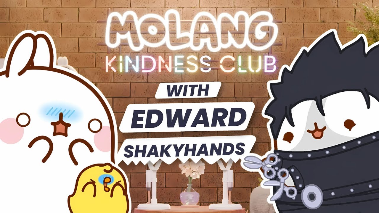 IT’S OKAY TO BE SHY! ✂️ ft. Edward Shakyhands  | Molang Kindness Club #14