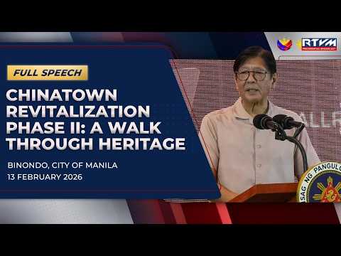 Chinatown Revitalization Phase II: A Walk Through Heritage (Speech)