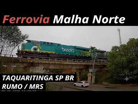 TREM AO VIVO TAQUARITINGA SP BRASIL