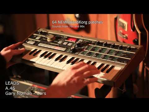 64 NEW Vintage patches for microKORG (famous synth sounds from Human League, Depeche Mode, & more!)
