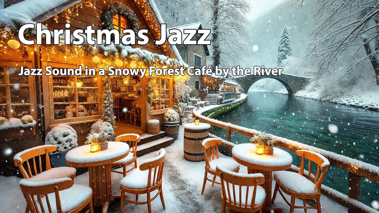 How Does Jazz Sound in a Snowy Forest Café by the River? 🎷☕