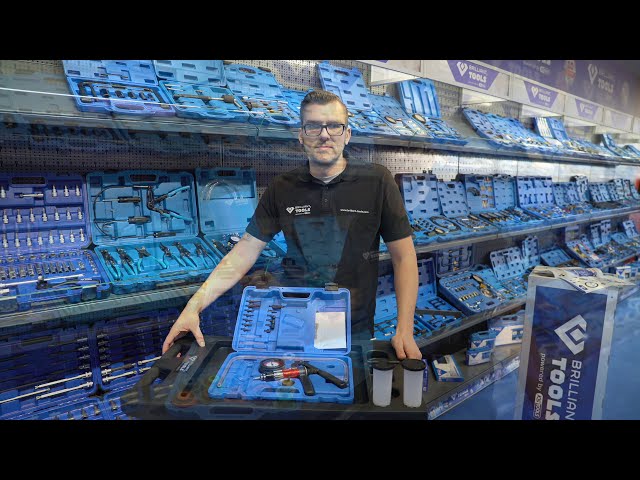 Video teaser voor BRILLIANT TOOLS BT581500 Vakuum-Druckpumpen-Satz, 21-tlg [Powered by KS TOOLS]