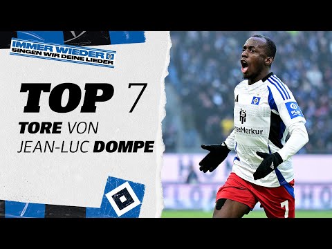 TOP 7 |  Die schönsten Tore von Jean-Luc Dompe für den HSV | 100 Pflichtspiele für den HSV