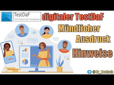 Digital TestDaF. Oral Expression. Notes