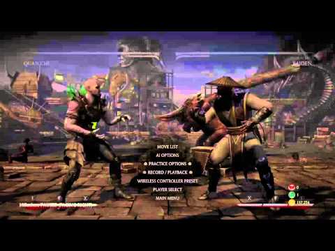 Quan Chi & thunder God Raiden basic combo's