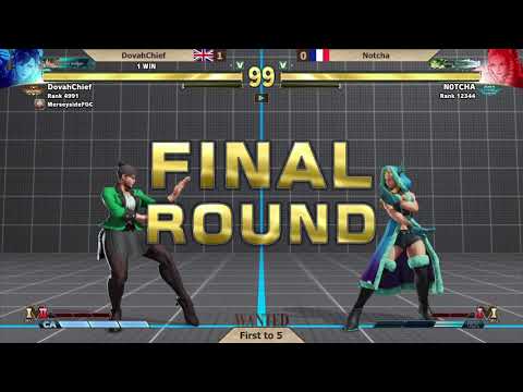 The ALOM challenge! DovahChief (Chun) vs Notcha (Karin) FT5 - WANTED SFV Ep43