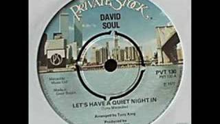 David Soul - Let`s Have A Quiet Night In