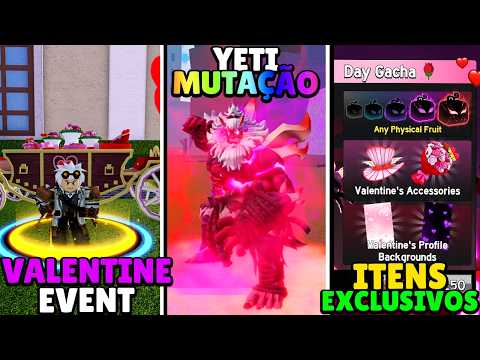 EVERYTHING from the NEW BLOX FRUITS VALENTINE DAY EVENT UPDATE! I FARMED A LOT OF HEARTS and CAUG...