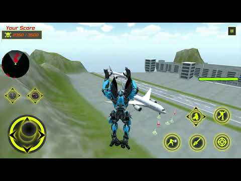 Lion Robot Transform Wars Super Bike Robot Games 06 - Android Robot Gameplay