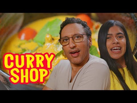 Aasif Mandvi 品嚐高端印度菜｜咖喱店--------。 (Aasif Mandvi Taste Tests High-End Indian Dishes | Curry Shop)