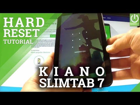 Hard Reset KIANO SlimTab 7 - Remove Screen Lock / Recovery Mode