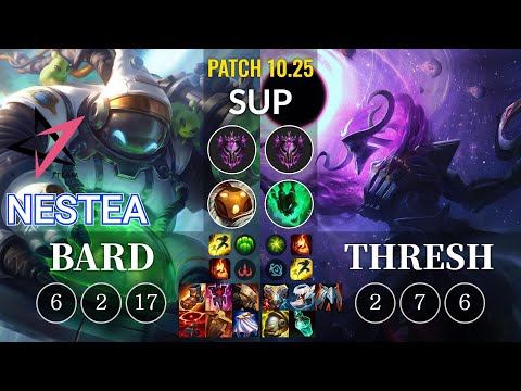 JT Nestea Bard vs Thresh Sup - KR Patch 10.25