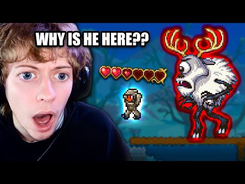 My First Terraria Boss Fight Was Awful 😭 (Bruh Just Spawns In???)