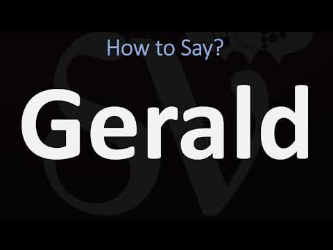 How to Pronounce Gerald? (CORRECTLY)