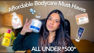 Top 10 *AFFORDABLE* Bodycare Products Under Rs. 500 🛁🧴🫧*SMELL GOOD ALL DAY on a Budget* 🌷✨