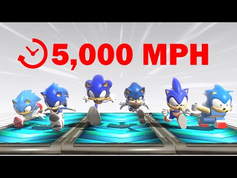 6 Versions of Sonic - Speed Race Challenge! (Movie, Modern, Boom, Classic, SATAM, LEGO) [Animation]