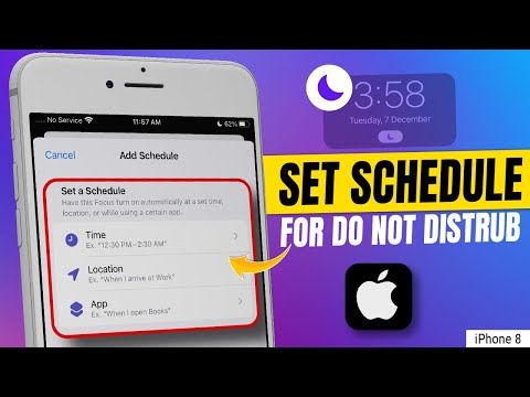 How to Set a Schedule For Do Not Disturb Mode on iPhone 8 Plus