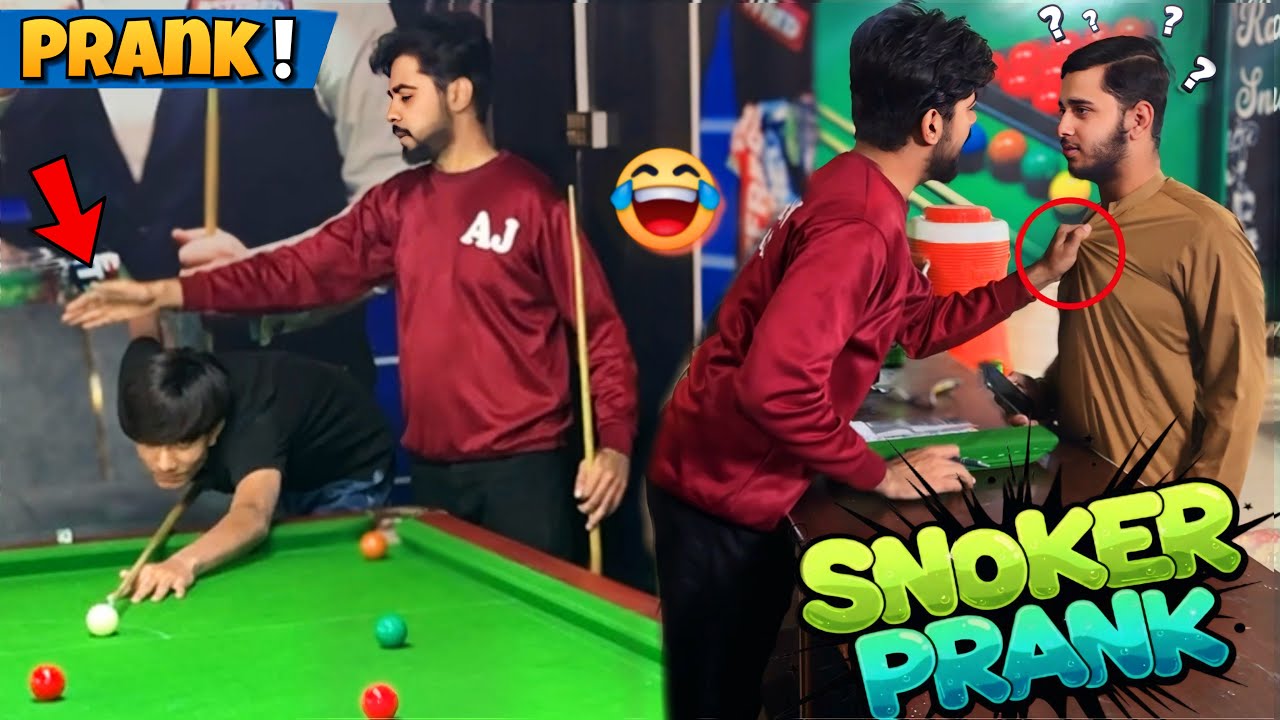 Funny Snooker Prank 🎱  part 2 ￼| BY AJAHSAN 