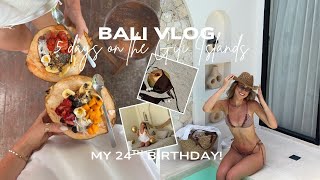 BALI VLOG PART 2 🐢🌴 | the gili islands, my 24th birthday, swimming with turtles, free beach cinema