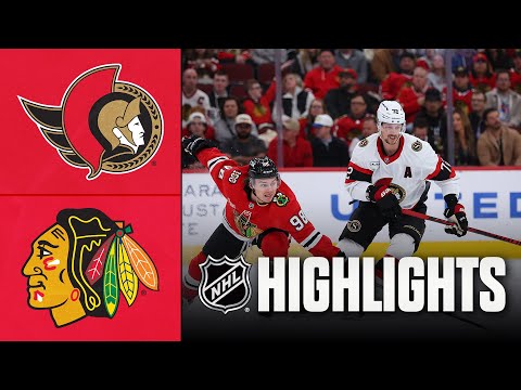 NHL Highlights | Senators vs. Blackhawks | October 28, 2025