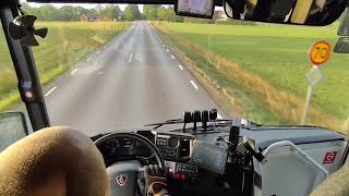 Bus Driving POV | Route 219 Lessebo - Skruv | Scania InterLink