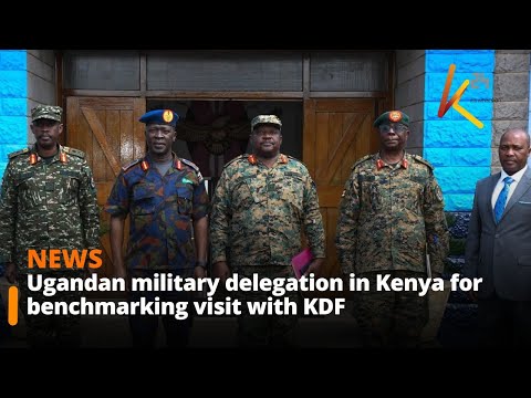 Ugandan military delegation in Kenya for benchmarking visit with KDF