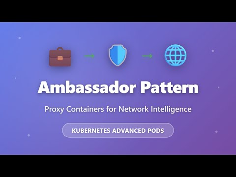 Ambassador Pattern in Kubernetes: Proxy Containers Explained | Advanced Pods Tutorial