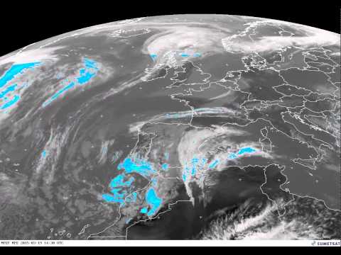 Europe percipation/clouds timelapse 19-03-2015