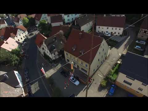 Alfelder Kirwa 2018 -  Alfeld aus der Luft