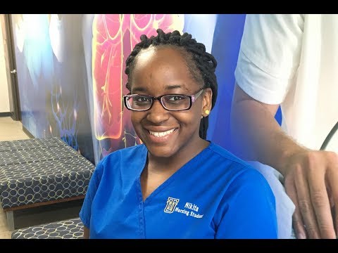 Nursing student Nikita Burgess found her strengths at TU School of Nursing